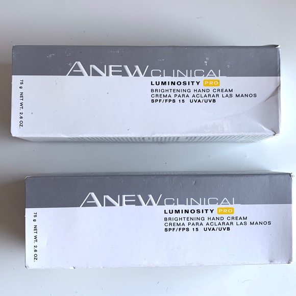 (2) NIB ANEW CLINICAL Brightening HAND CREAM